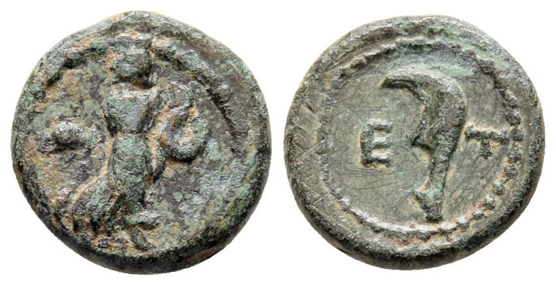 Bronze Æ
Pisidia, Etenna, Second-first century BC
12 mm, 1,55g
