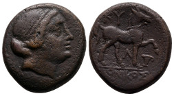 Bronze Æ
Aeolis, Kyme, c. 250-200 BC
21 mm, 8,70 g