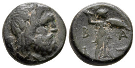 Bronze Æ
Kings of Macedon, uncertain mint Philip V, 221-179 BC
15 mm, 3 g