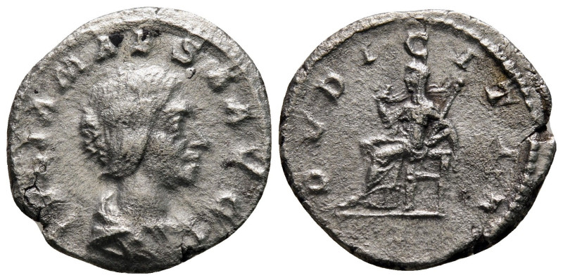 Denarius AR
Julia Maesa, Augusta AD 218-224, Rome
20 mm, 2,32 g