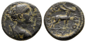 Bronze Æ
Lydia, Hierocaesarea, Pseudo-autonomous issue AD 54-138
15 mm, 2,70 g