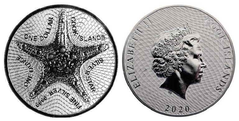 1 OZ AR
Cook Islands, Star 2020
31,10 g