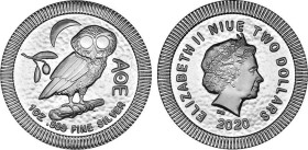 1 OZ AR
Niue, Owl, 2020
31,10 g