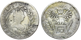 20 Kreuzer AR
Austria, Maria Theresa, 1765, Tirol