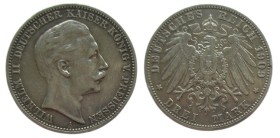 3 Mark AR
Germany, Wilhelm II, 1909