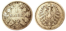 1 Mark AR
Germany, A, 1874, Silver 900/1000
5,55 g
KM #7; J. 9