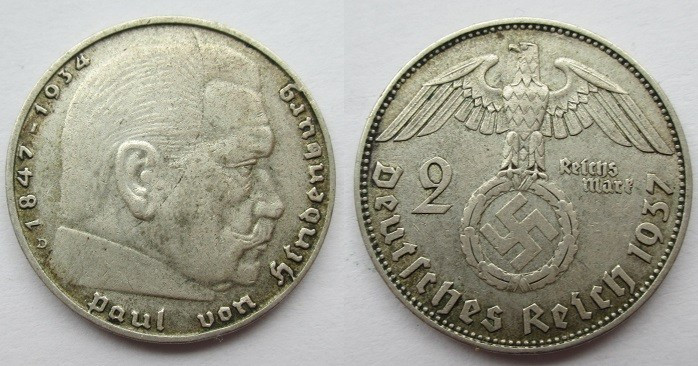 2 Mark AR
Hindenburg, 1938 D