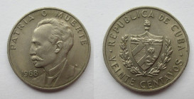 20 Centavos
Cuba, 1968