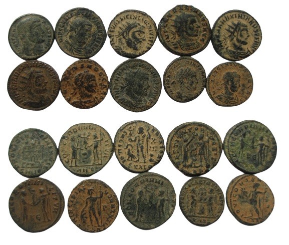 Lot of 10 Roman Coins