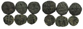Lot of 6 Byzantine Coins