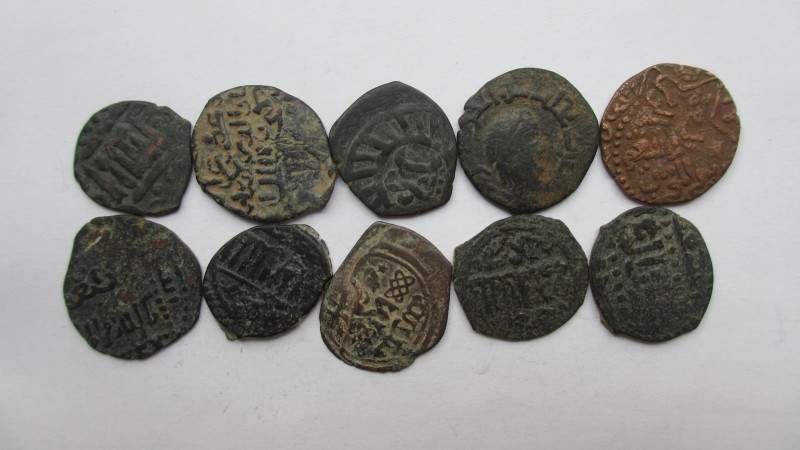 Lot of 10 Islamic Coins