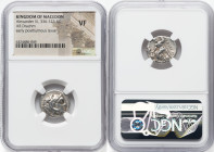 MACEDONIAN KINGDOM. Alexander III the Great (336-323 BC). AR drachm (17mm, 5h). NGC VF. Early posthumous issue of Lampsacus, ca. 310-301 BC. Head of H...