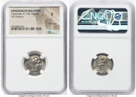 MACEDONIAN KINGDOM. Alexander III the Great (336-323 BC). AR drachm (16mm, 12h). NGC Fine, flan flaws. Posthumous (?) issue of uncertain mint, ca. 323...