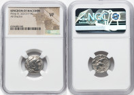 MACEDONIAN KINGDOM. Philip III Arrhidaeus (323-317 BC). AR drachm (17mm, 12h). NGC VF. Abydus, ca. 323-317 BC. Head of Heracles right, wearing lion sk...