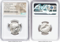ATTICA. Athens. Ca. 440-404 BC. AR tetradrachm (25mm, 17.11 gm, 1h). NGC Choice VF 5/5 - 3/5, light marks. Mid-mass coinage issue. Head of Athena righ...