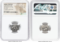 IONIA. Ephesus. Ca. 2nd century BC. AR drachm (18mm, 4.07 gm, 11h). NGC Fine 5/5 - 4/5. Ermotrephes, magistrate. E-Φ, bee with straight wings seen fro...