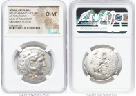 IONIA. Erythrae. Ca. late 3rd-early 2nd centuries BC. AR tetradrachm (32mm, 12h). NGC Choice VF. In the name and type of Alexander III the Great of Ma...