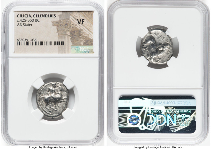 CILICIA. Celenderis. Ca. 425-350 BC. AR stater (22mm, 7h). NGC VF. Persic standa...