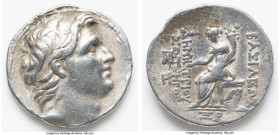 SELEUCID KINGDOM. Demetrius I Soter (162-150 BC). AR tetradrachm (30mm, 16.60 gm, 1h). Choice Fine. Antioch on the Orontes, dated Seleucid Era 160 (15...