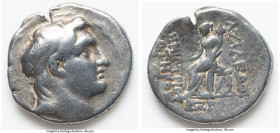 SELEUCID KINGDOM. Demetrius I Soter (162-150 BC). AR tetradrachm (29mm, 16.34 gm, 1h). Fine, test cut. Antioch on the Orontes, dated Seleucid Era 161 ...