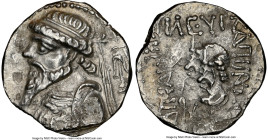 ELYMAIS KINGDOM. Kamnaskires V (ca. 54-32 BC). AR tetradrachm (25mm, 1h). NGC Choice VF, die shift. Seleucia ad Hedyphon. Diademed, draped bust of Kam...