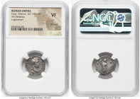 Clodius Albinus (AD 193-195). AR denarius (18mm, 1h). NGC VF, brushed. Lugdunum, AD 195-197. IMP CAES D CLO ALBIN AVG, laureate head of Clodius Albinu...
