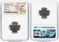 Constantine I the Great, as Augustus (AD 307-337). AE3 or BI nummus (19mm, 5h). NGC MS. Trier, 2nd officina, AD 327-328. CONSTAN-TINVS AVG, laureate h...