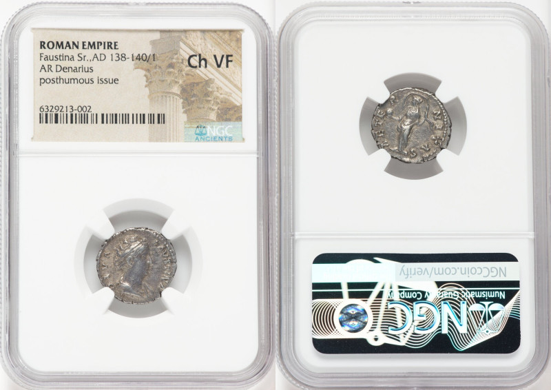 ANCIENT LOTS. Roman Imperial. Lot of five (5) AR denarii. NGC Choice Fine-Choice...