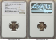 Bratislaw II Denar ND (1092-1100) MS63 NGC, Prague mint, Cach-388 var. 16mm. 0.52gm. Comes with dealer tag. From the Historical Scholar Collection HID...