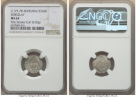 Sobeslaw II Denar ND (1173-1178) MS62 NGC, Frynas-B.18.2, Cach-619. 0.82gm. Sold with dealer tag. From the Historical Scholar Collection HID0980124201...