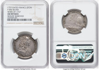 Louis XV silver "Wars of 1737" Jeton 1737-Dated AU Details (Mount Removed) NGC, Feuardent-543. HID09801242017 © 2022 Heritage Auctions | All Rights Re...