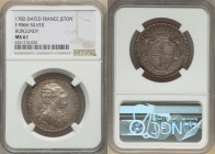 Louis XVI silver "Comitia Burgundiae" Jeton 1782-Dated MS61 NGC, Burgundy, Feuardent-9866. 30mm. HID09801242017 © 2022 Heritage Auctions | All Rights ...