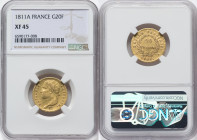 Napoleon gold 20 Francs 1811-A XF45 NGC, Paris mint, KM695.1, Fr-511. HID09801242017 © 2022 Heritage Auctions | All Rights Reserved