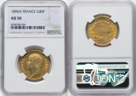 Napoleon gold 40 Francs 1806-A AU50 NGC, Paris mint, KM675.1, Fr-481. HID09801242017 © 2022 Heritage Auctions | All Rights Reserved