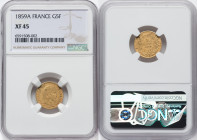 Napoleon III 5 Francs 1859-A XF45 NGC, Paris mint, KM782.1, Fr-578a. HID09801242017 © 2022 Heritage Auctions | All Rights Reserved