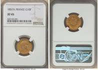 Napoleon III gold 10 Francs 1857-A XF45 NGC, Paris mint, KM784.3, Gad-1014. HID09801242017 © 2022 Heritage Auctions | All Rights Reserved