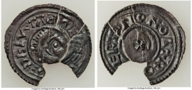 Kings of All England. Aethelstan Penny ND (924-939) VF (Chipped & Repaired) York mint, Rotbert as moneyer, S-1102, N-676. 22.5mm. 1.24gm. Sold with de...