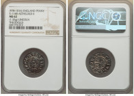 Kings of All England. Aethelred II (978-1016) Penny ND (991-997) MS62 NGC, Lincoln mint, Theodgild as moneyer, Crux type, S-1148, N-770. 1.32gm. HID09...