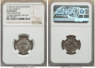 Henry II (1154-1189) Penny ND (1158-1163) XF Details (Obverse Scratched) NGC, Carlisle mint, Willem as moneyer, Class A, S-1337. 1.55gm. HID0980124201...