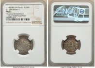 Henry II (1154-8989) Penny ND (1180-89) AU53 NGC, Northampton mint, Walter as moneyer, Short Cross Coinage, Class 1b, S-1344. 1.40gm. Sold with collec...