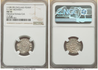 Richard I Penny ND (1189-1199) AU55 NGC, Canterbury mint, S-1347. 1.41gm. Sold with dealer tag. From the Historical Scholar Collection HID09801242017 ...