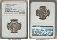 Edward IV (1st Reign, 1461-1470) Groat ND (1468-1469) AU Details (Obverse Cleaned) NGC, London mint, Crown/Sun mm, S-2001. 2.90gm. Sold with collector...