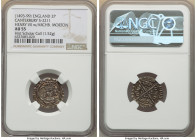 Henry VII (1485-1509) 1/2 Groat (2 Pence) ND (1493-1499) AU55 NGC, Canterbury mint, Archbishop Morton, Class III, S-2211. 1.52gm. Sold with dealer tag...