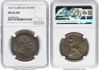 William IV Penny 1837 MS62 Brown NGC, KM707, S-3845. HID09801242017 © 2022 Heritage Auctions | All Rights Reserved