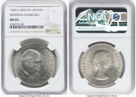 Elizabeth II "Winston Churchill" Crown 1965 MS65 NGC, KM910. HID09801242017 © 2022 Heritage Auctions | All Rights Reserved