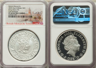 Elizabeth II silver Proof "King Henry VII" 5 Pounds (2 oz) 2022 PR69 Ultra Cameo NGC, KM-Unl, S-Unl. Limited Edition Presentation Mintage: 700. Britis...