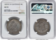 Ferdinand VII 4 Reales 1809 NG-M AU55 NGC, Nueva Guatemala mint, KM63. HID09801242017 © 2022 Heritage Auctions | All Rights Reserved