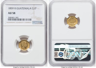 Republic gold Peso 1859-R AU58 NGC, KM179. HID09801242017 © 2022 Heritage Auctions | All Rights Reserved