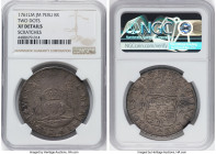 Charles III 8 Reales 1761 LM-JM XF Details (Scratches) NGC, Lima mint, KM-A64.1. Two dots (1 above each "L"). HID09801242017 © 2022 Heritage Auctions ...