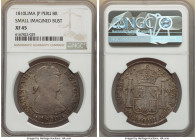 Ferdinand VII 8 Reales 1810 LM-JP XF45 NGC, Lima mint, KM106.2. Small imagined bust. HID09801242017 © 2022 Heritage Auctions | All Rights Reserved